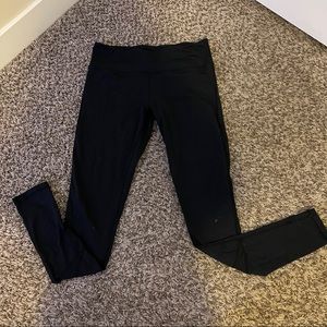 Midrise Black Leggings